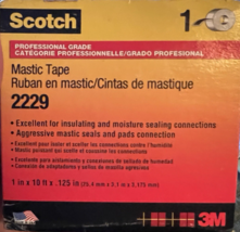 3M Scotch-Seal 2229 Black Insulating Tape 1 in x 10 ft 50335 - $21.77