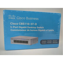 Cisco CBS110-5T-D-NA BUSINESS 110 SERIES UNMANAGED SWITCH 5P GE DT EXT P... - $109.97