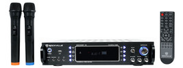 Rockville RPA70WBT 1000w 2-Ch Bluetooth Karaoke Amplifier/Mixer+Wireless Mics - £216.31 GBP