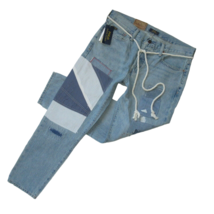 NWT POLO Ralph Lauren Avery in Blue Patchwork Boyfriend Jeans 29 $288 - £71.32 GBP