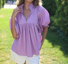 Never A Wallflower high neck top in Lila Lavender - size XS - £60.71 GBP