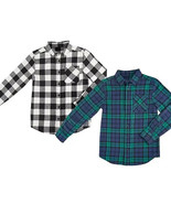 Member&#39;s Mark Boy&#39;s pack of 2 Super Soft Cotton Flannel Shirts Many Size... - £9.43 GBP