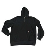 Men&#39;s Carhartt Hoodie Size XL Rain Defender Loose Fit Black Excellent Co... - $52.13 CAD