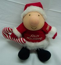 Vintage Christmas &quot;Jolly Holidays&quot; Santa Ziggy 5&quot; Plush Stuffed Doll Toy 1989 - £14.64 GBP