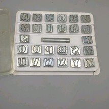 Craftool 3/4&quot; Alphabet Stamp Art Set 8145-00 by Tandy Leather - €34,22 EUR