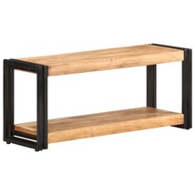  TV Cabinet Wooden tones Solid acacia wood 35.4 in TV Cabinet - $2,673.89 MXN