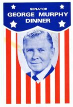 Senator George Murphy Republican Dinner Program Ticket 1967 Tarrant Coun... - $49.45