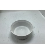 Corning Ware French White Individual 5.5&quot; Dish Ribbed Sides F-16-B  Corn... - $260.93 MXN