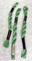 3 MINT Anchor Perle Pearl Cotton #215 MedMint GRN Embroidery Floss Vinta... - $9.41