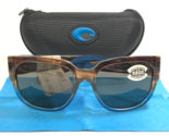 Costa Sunglasses Waterwoman WTW 251 Shiny Wahoo Brown Blue Polarized Mir... - £74.39 GBP