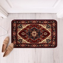 Non-Slip Bath Mat 16x24 Boho Plush Rug - $46.52