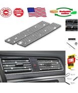 10PCS Bling Rhinestone Car Air Vent Trims - Elegant Interior Decoration - $420.73 MXN
