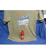 NY METS SHEA STADIUM COMMEMORATIVE SET MAJESTIC XL T-SHIRT &amp; BUDWEISER B... - $41.14 CAD