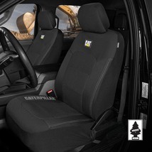 For BMW Caterpillar Car Truck Seat Covers for Front Seats Set - Black Bundle - £32.75 GBP
