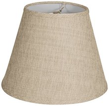 Royal Designs Deep Empire Hardback Lamp Shade, Black, 8&quot; x 14&quot; x 11&quot; - £43.45 GBP+