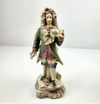 Vintage Cordey Porcelain French Rococo Man Figurine Statue 5041 - £71.91 GBP