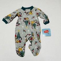 Newborn Baby Mickey Mouse Christmas Sleeper Zipper Minnie Pluto - £9.46 GBP