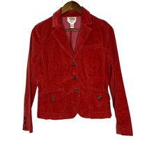 Talbots Corduroy Blazer Jacket 6 Stretch Classic Button Front Vintage - $35.00