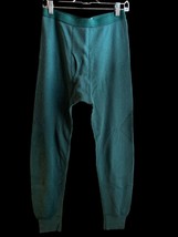 Vintage Lee Men&#39;s Thermal Underwear Bottom Pants Circular Knit Size XL G... - $20.79
