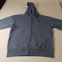 U.S. Polo ASSN Men's Blue Cotton Blend Full Zip Hoodie Sweatshirt Size Medium image 7
