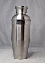 Stainless Steel Cocktail Shaker Mixer 18/8 Exclusively Oggi Lid &amp; Strainer - £8.46 GBP