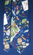 NICOLE MILLER 1994 SILK Men&#39;s TIE WINE of ITALY CALIFORNIA AUSTRALIA NEW... - £15.12 GBP