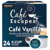 CAFE ESCAPES CAFE VANILLA KCUPS 24CT - $14.49