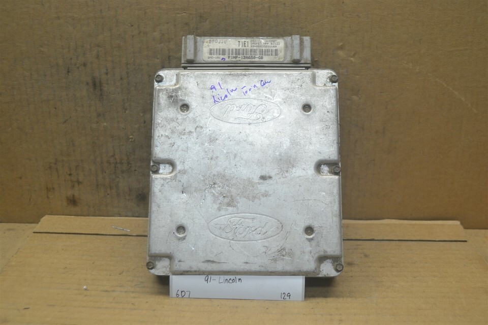 91-92 Lincoln Town-Car Engine Control Unit ECU F1MF12A650CB Module 129-6d7 - $14.69