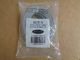 Belkin A3L791-75 Patch Cable - Rj-45 [m] 75 Ft [ Cat 5e ] Gray - £6.82 GBP