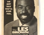 The Les Brown Show Tv Show Print Ad Vintage Birmingham Tuscaloosa TPA2 - $5.93