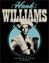 Hank Williams Sr Tear In My Beer Country Legend Album Music Icon Metal T... - £12.57 GBP