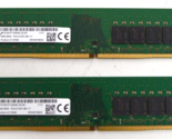 Micron 16GB (2x8GB) PC4 Desktop RAM 2Rx8 PC4-2133P-UB1-11 MTA16ATF1G64AZ... - $19.59