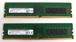 Micron 16GB (2x8GB) PC4 Desktop Ram 2Rx8 PC4-2133P-UB1-11 MTA16ATF1G64AZ-2G1B1 - £15.62 GBP