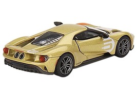 Ford GT #5 &quot;Holman Moody Heritage Edition&quot; Gold Metallic with Red Accent... - £20.50 GBP