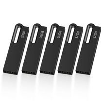 Kootion Black 5pcs USB 2.0 32GB Waterproof Metal Flash Drive Memory Stic... - £27.76 GBP