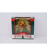 Coca Cola 1998 Trim A Tree Collection Christmas Ornament Santa w/ Puppy - $17.44 CAD