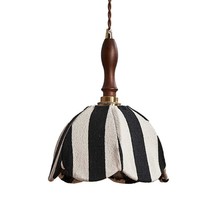 interoknack Designer Retro Pendant Lamp  Original Velvet Stripe Small C... - $559.38 CAD