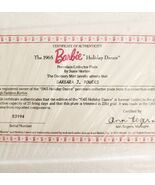 Barbie 1965 Holiday Dance SEALED 23k Gold Collector Porcelain Plate COA E12 - $98.09 CAD