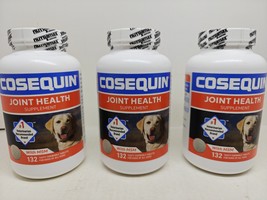 3 X Cosequin Maximum Strength Joint Support Dog Joint Health 132 Tablets... - $1,674.12 MXN