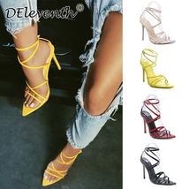 Ladies Heeled Sandals Party Wedding Dress Shoes High Heels for Women - £26.37 GBP