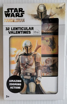 Star Wars the Mandalorian Valentines Day 32 Lenticular Cards New in Box - £6.27 GBP