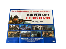 The Deer Hunter Original Quad Movie Cinema Poster Robert DeNiro Michael Cimino - £169.58 GBP