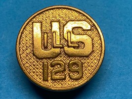 Circa 1919-1937, U.S. Army, Illinois, 129th, Type Ii, Collar Disk, Gilt - £11.83 GBP