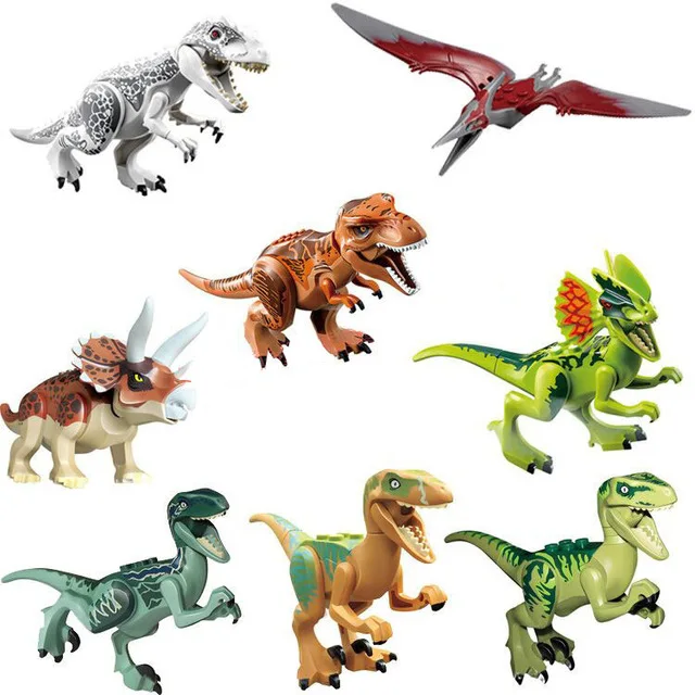 79151 77001 Jurassic Dinosaur Building Blocks Tyrannosaurus Dinosaur Acti - £95.59 GBP+