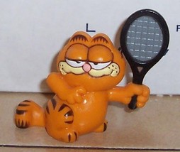 1981 Garfield Playing Tennis PVC Figure VHTF Vintage - £11.64 GBP