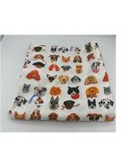 Little Island Company Dog Print Fabric Petal Signature Cotton 42&quot;x70&quot; - $371.16 MXN