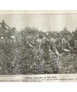 1914 German Artillery In The Field WW1 Photo Print Antique Military War  - $549.97 MXN