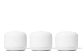 Google Nest Wifi Router 3 Pack - 2Nd Generation 4X4, One Router &amp; Two Extenders - £183.04 GBP