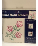 Plaid Stencil Decor Spot Motif Stencil # 27704 Rosebuds - $8.06 CAD