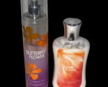 Bath and Body Works BUTTERFLY FLOWER Fragrance Mist &amp; Body Lotion Lot READ - £47.17 GBP